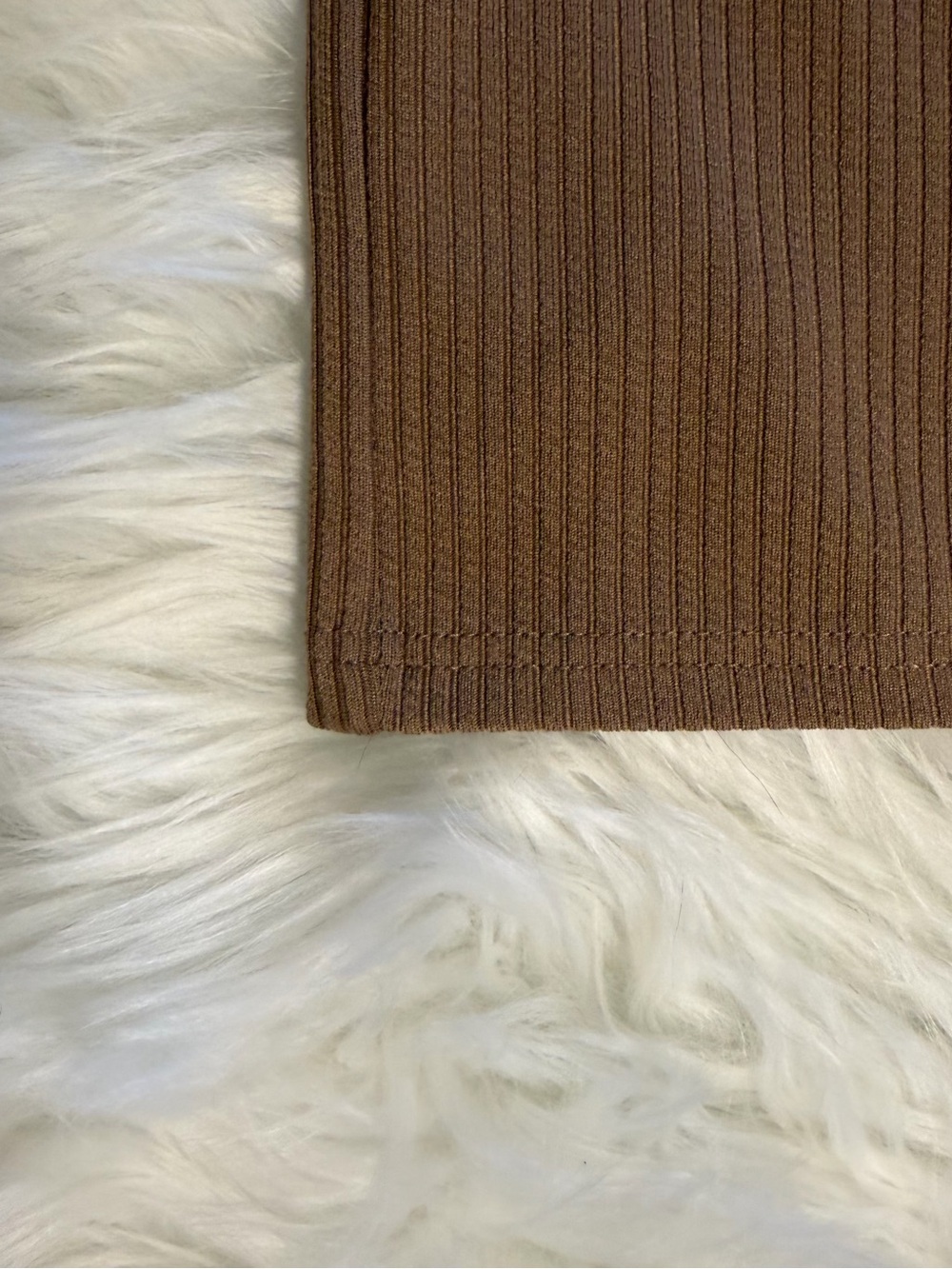 CIDER Khaki Ribbed Bodycon Midi Dress With Thigh-High Slit XS - Picture 3 of 13